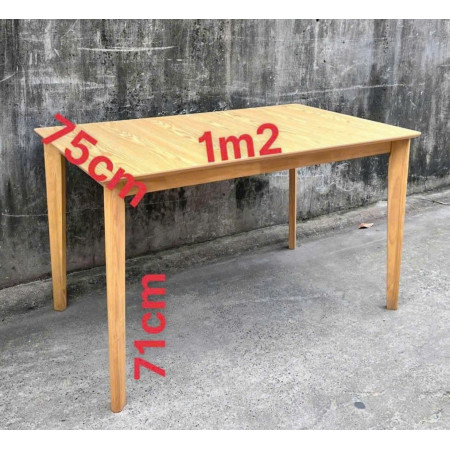 Japan :  Bàn Ăn Xuất Khẩu Nhật Màu Tự Nhiên - W120cm